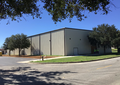 Temporary Facilities for Helicopter Simulators